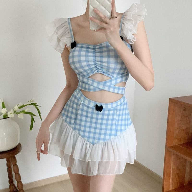 Women'S Fashion Suit - Damski wyszczuplający strój kąpielowy typu halter,