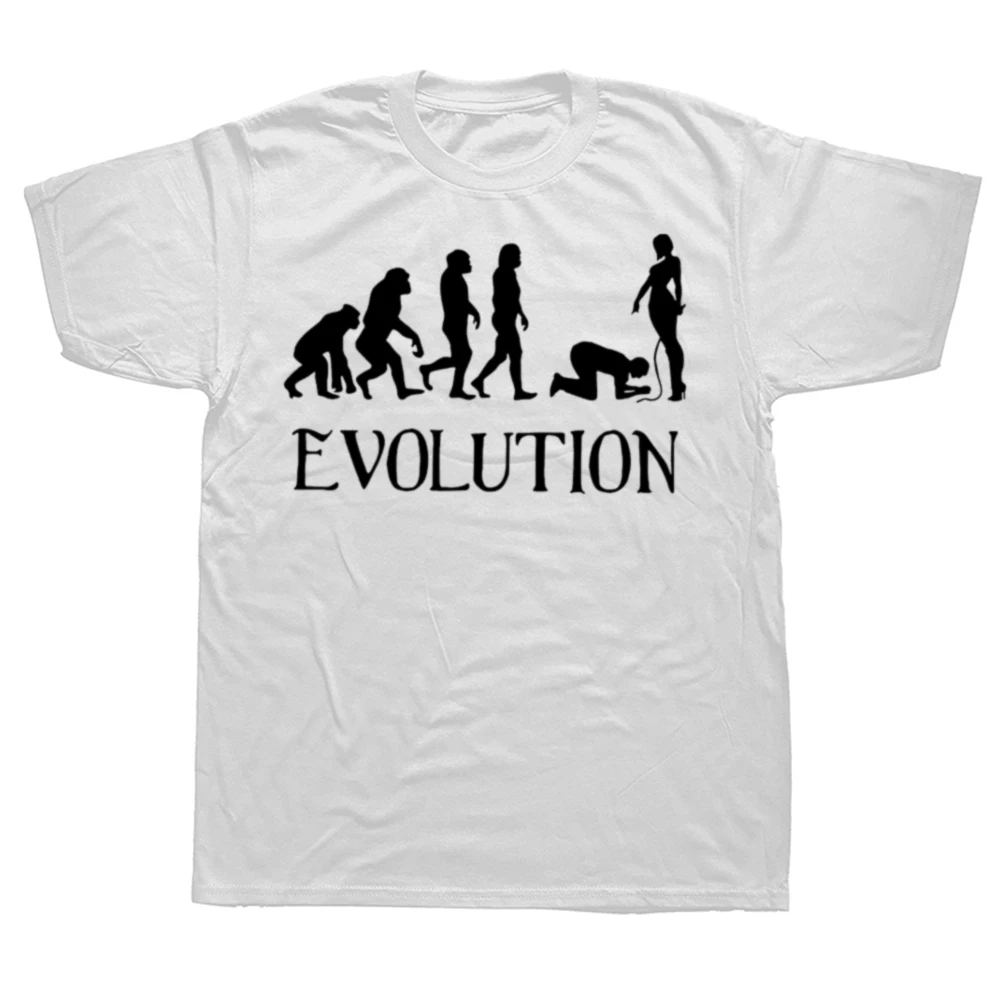 Women Fashion Evolution - Zabawne koszulki BDSM z motywem ewolucji
