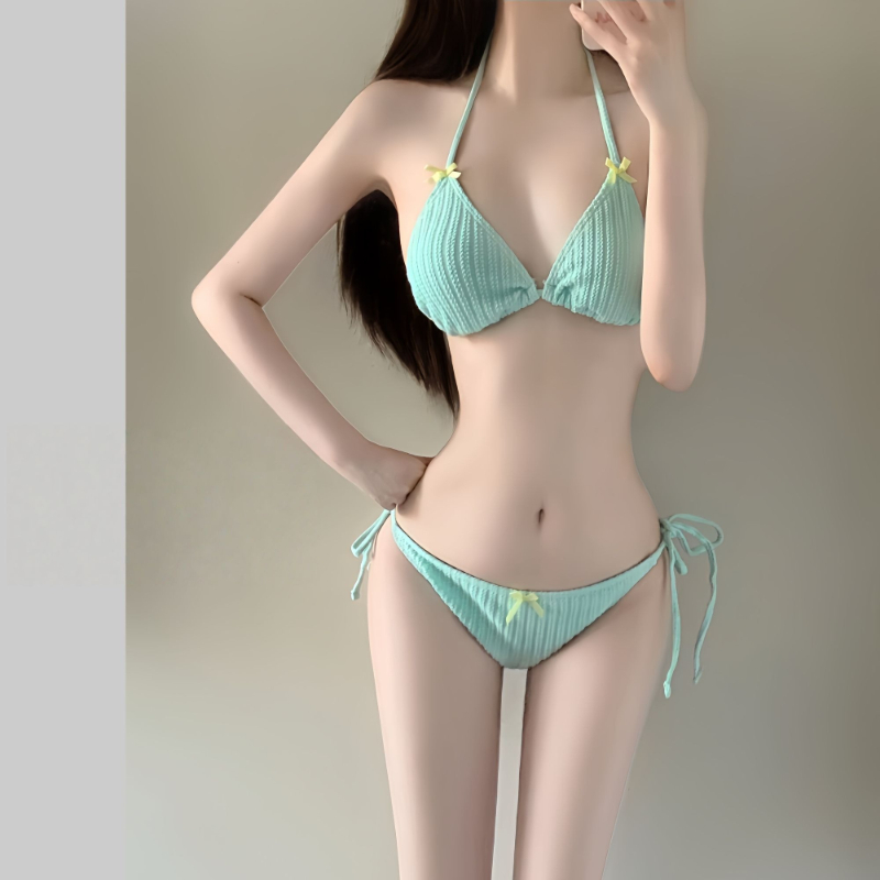 Women'S Fashion Suit - Damski zestaw bikini z długim rękawem