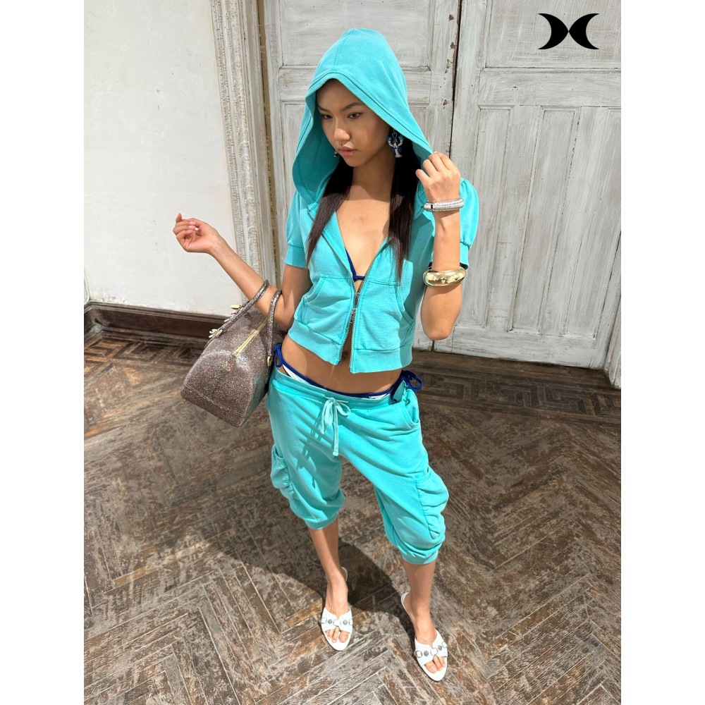 Women'S Fashion Suit - Amerykański styl street spice girl, krótki