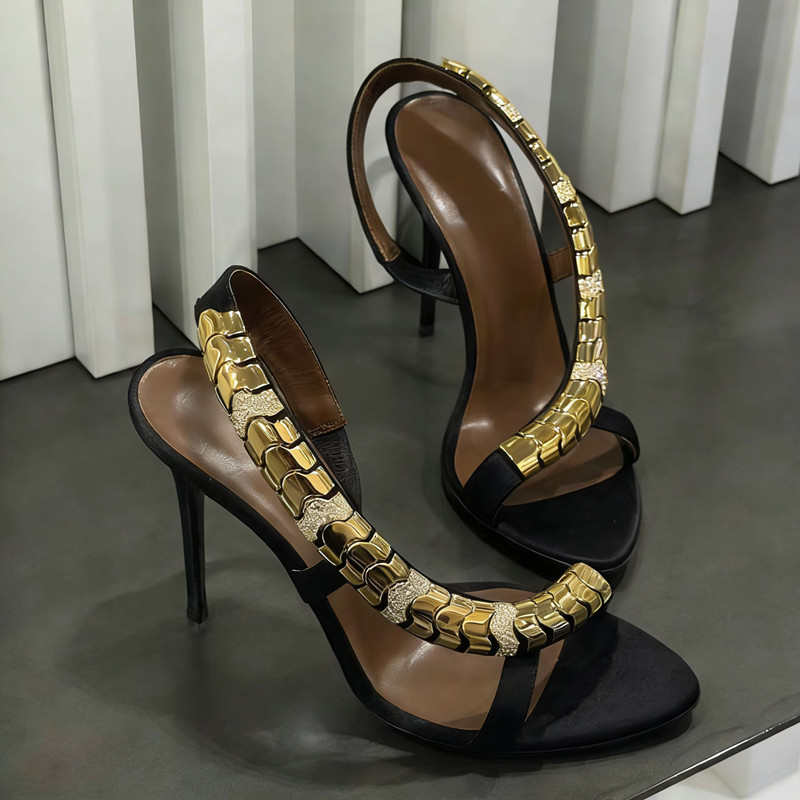 Luksusowe sandały gladiatorki  – Spaghetti Strap Dress recenzja i cena