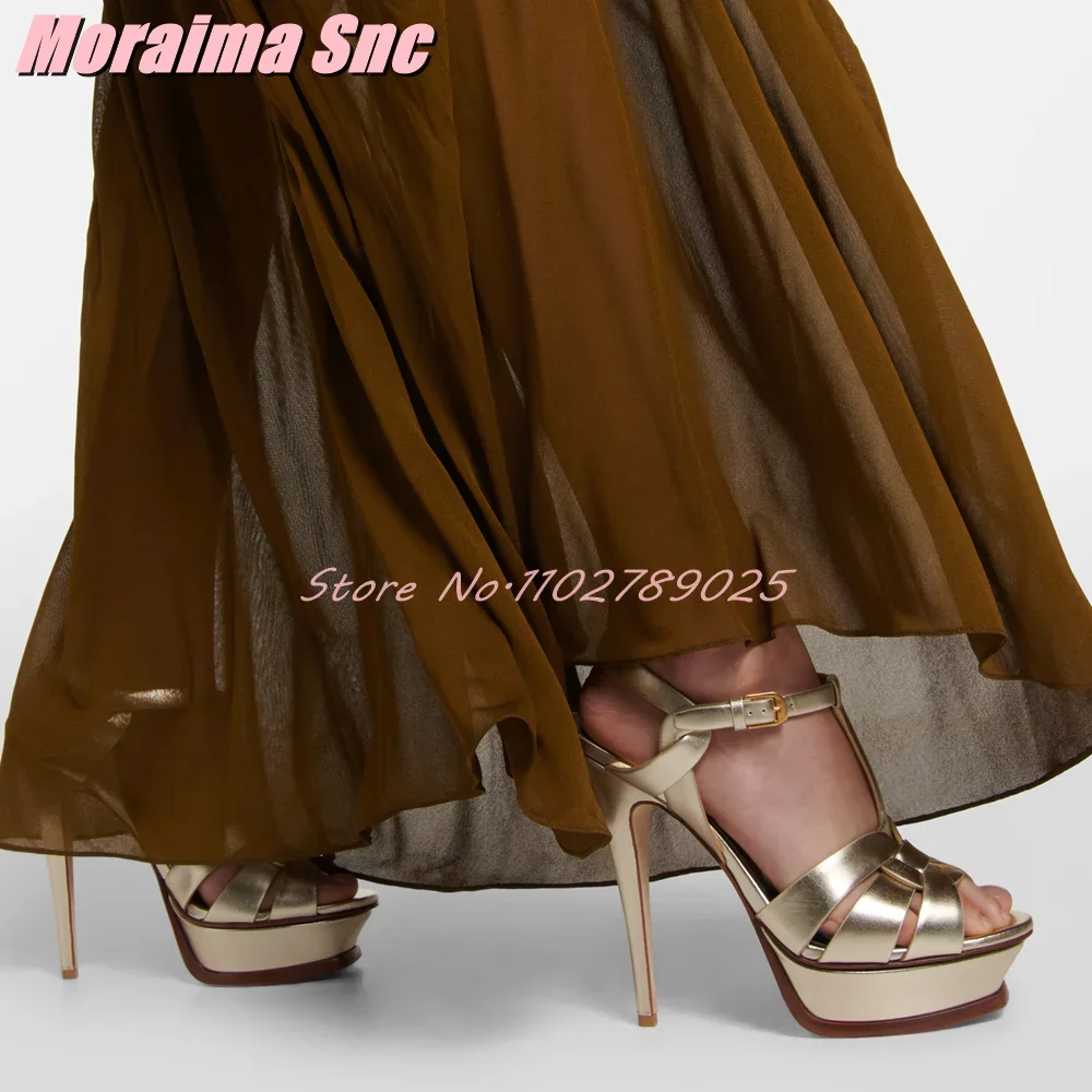 Platforma Waeve T-strap Square – Spaghetti Strap Dress recenzja i cena