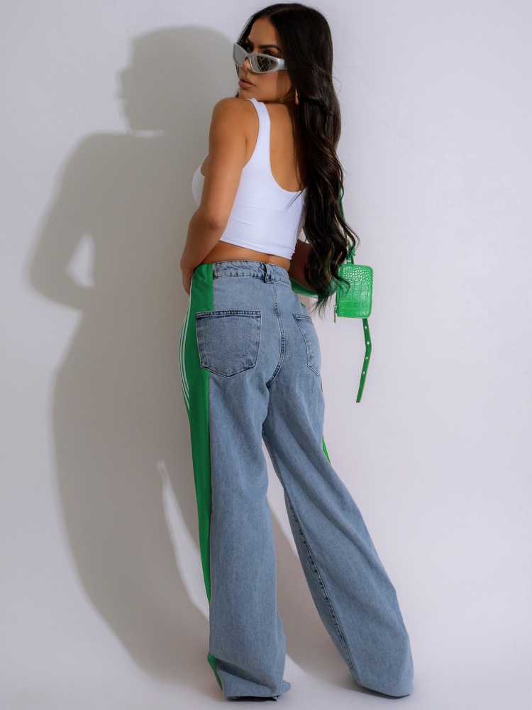 JRRY Casual Women Striped Deni – Mom Jeans Women recenzja i cena