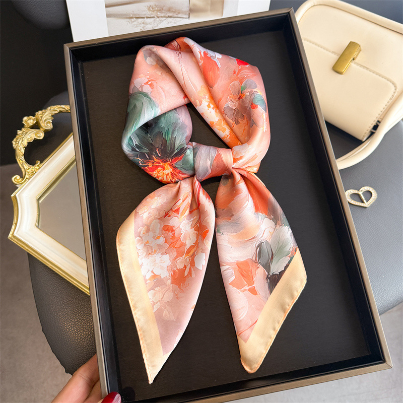 2026 Nowy Jedwabny Kwadratowy  – Women Fashion Necktie recenzja i cena