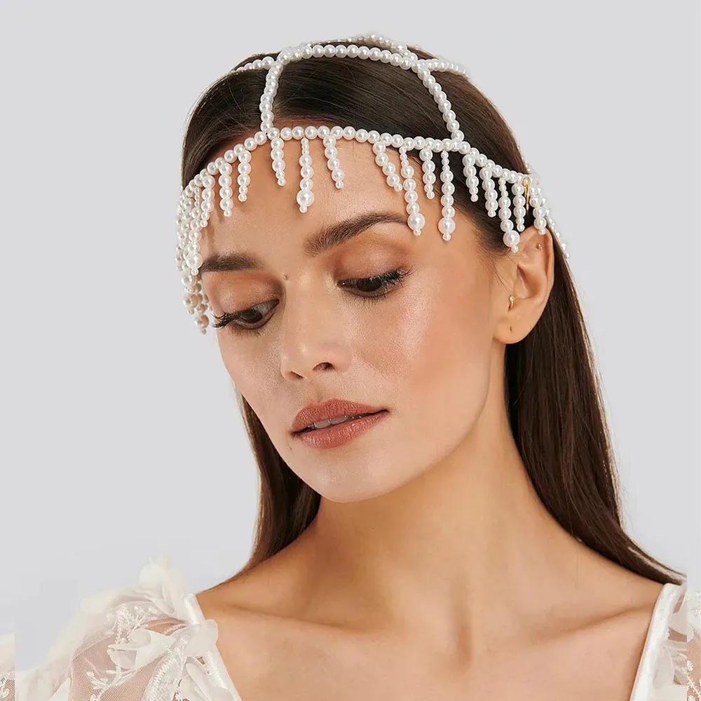 Modny perłowy wisiorek na głow – Women'S Fashion Roaring 20S recenzja i cena