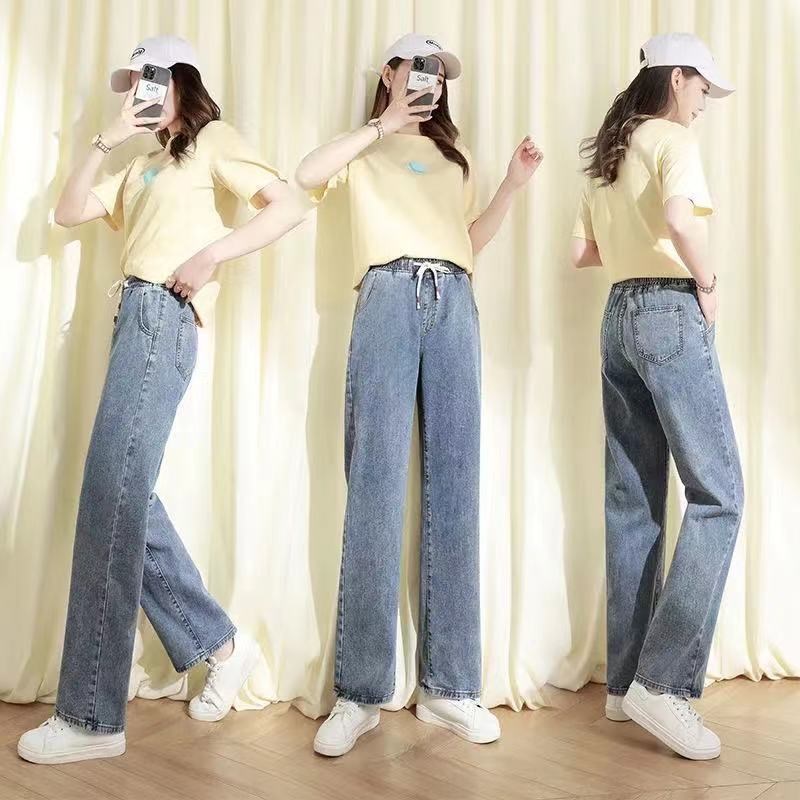 Dżinsy plus size z elastyczną  – Mom Jeans Women recenzja i cena