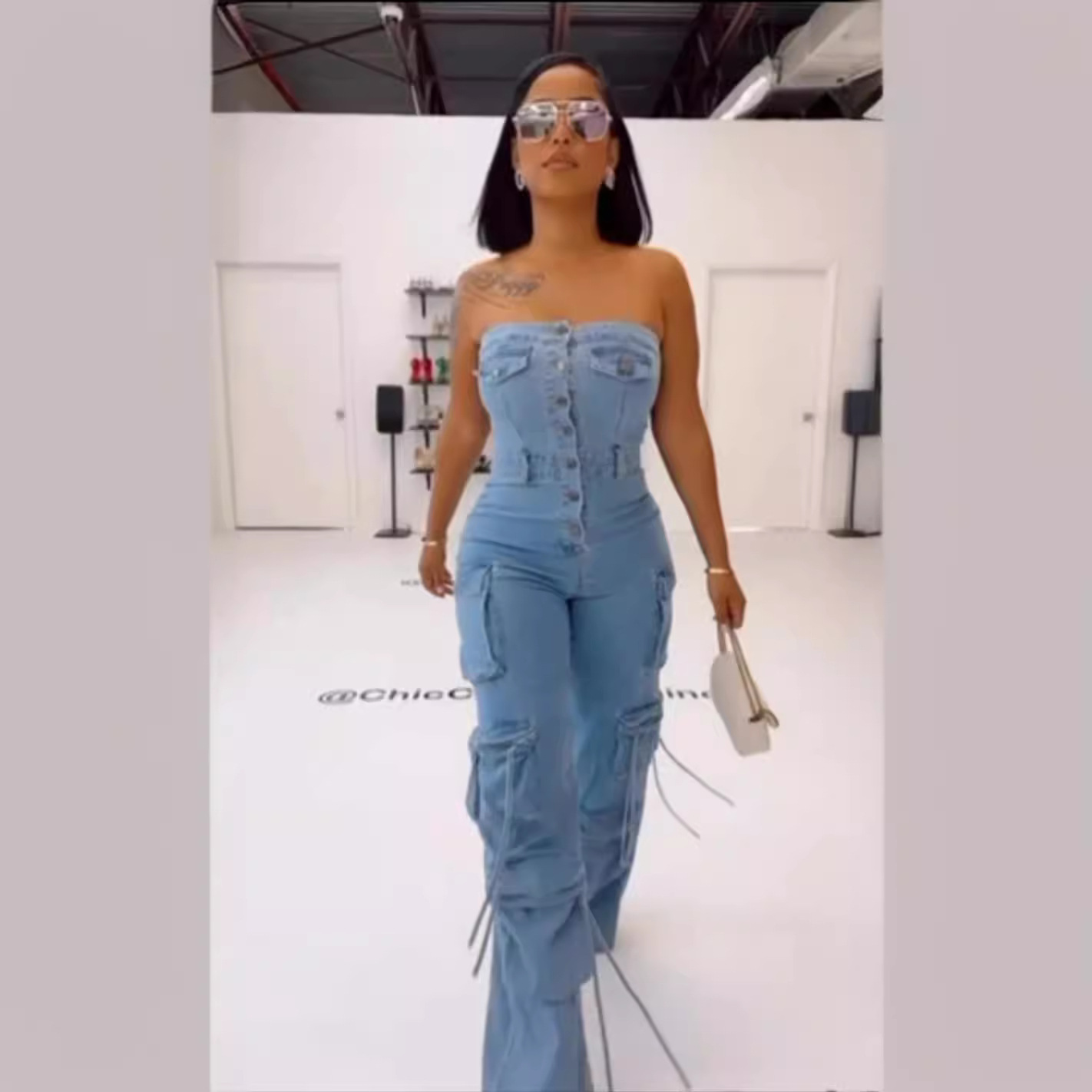 Kombinezony damskie bez ramiąc – Mom Jeans Women recenzja i cena