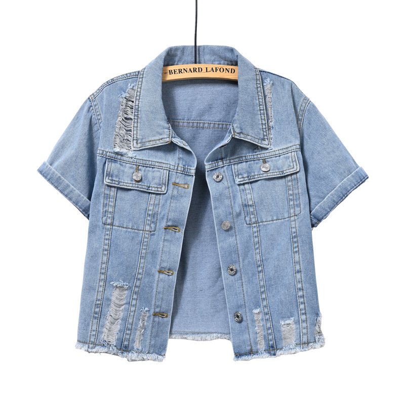 Jasna, krótka kurtka jeansowa  – Women'S Fashion Jackets Amazon recenzja i cena