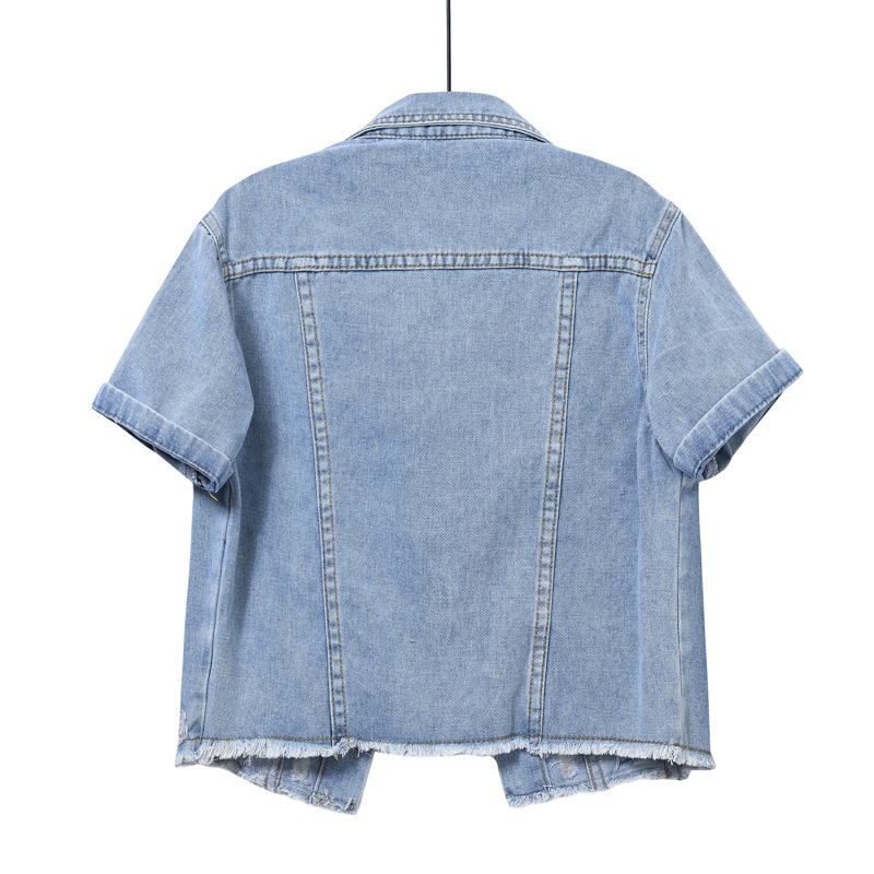 Jasna, krótka kurtka jeansowa  – Women'S Fashion Jackets Amazon recenzja i cena