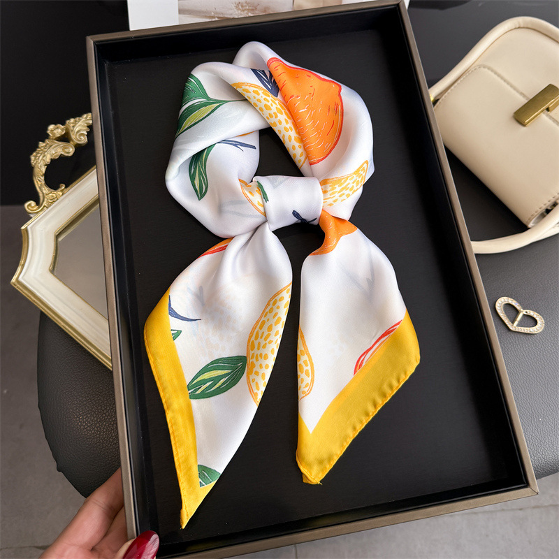 Nowe jedwabne apaszki damskie  – Women Fashion Necktie recenzja i cena
