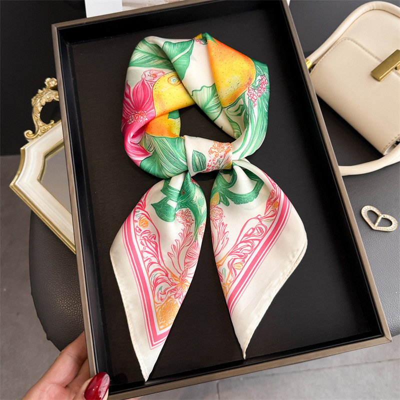 Nowe jedwabne apaszki damskie  – Women Fashion Necktie recenzja i cena
