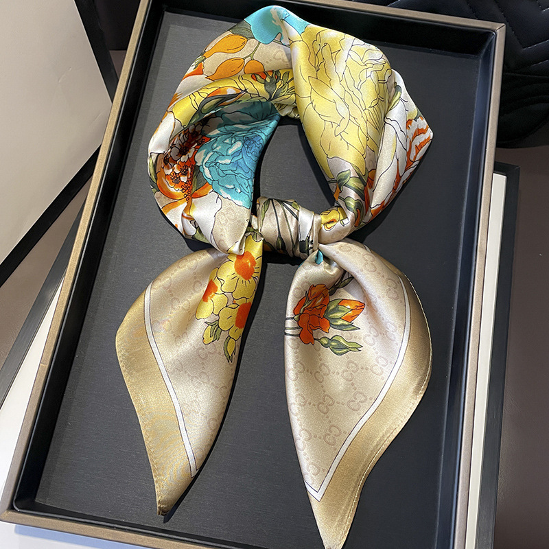 70cm New Women Silk Printed De – Women Fashion Necktie recenzja i cena