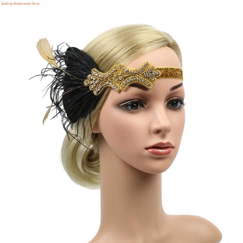 F92D Akcesoria do włosów dla k – Women'S Fashion Roaring 20S recenzja i cena
