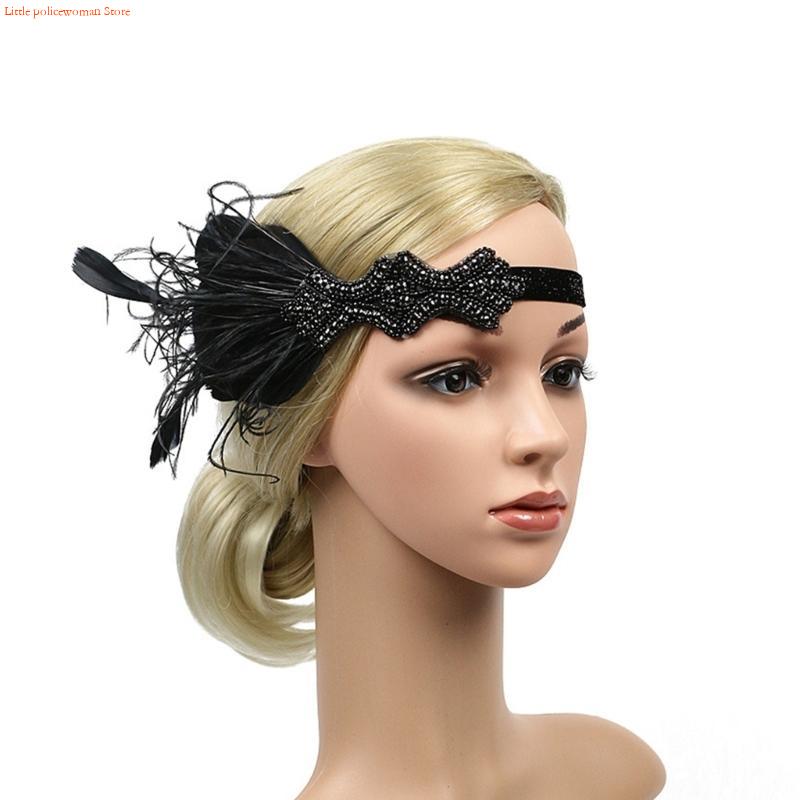 F92D Akcesoria do włosów dla k – Women'S Fashion Roaring 20S recenzja i cena