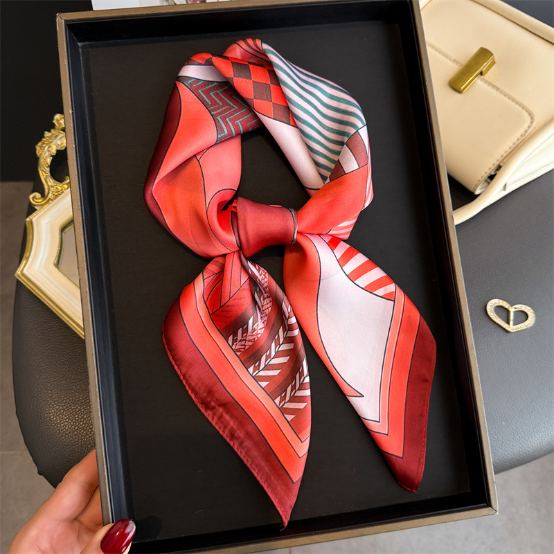 Jedwabne apaszki damskie z now – Women Fashion Necktie recenzja i cena