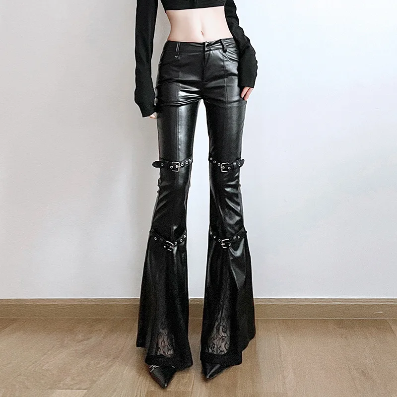Damskie spodnie dzwony z ekosk – Women'S Y2K Fashion Aesthetic recenzja i cena