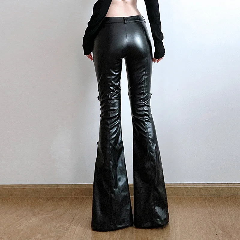 Damskie spodnie dzwony z ekosk – Women'S Y2K Fashion Aesthetic recenzja i cena